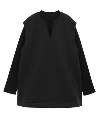 AMERICAN HOLIC ＳＥＴ　リブニットプルオーバー＋ポンチベスト Black