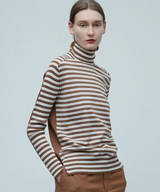 BEIGE， LA MONNAIE / タートルニット Camel Off Border