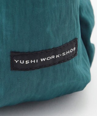 YUSHI RiVER - TOTEBAG トートバッグ  シワ加工 ブルーグリーン