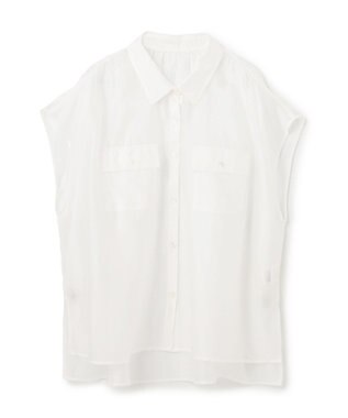 GRACE CONTINENTAL ギャザーシャツ ホワイト