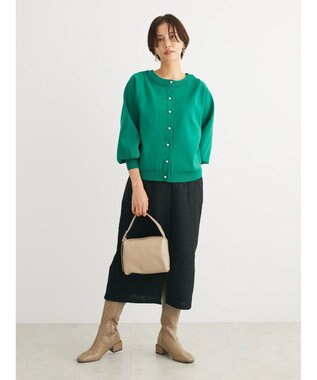 Green Parks ツイードスカート Black