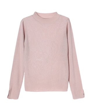 earth music&ecology シアーリブニットプルオーバー Pink Beige