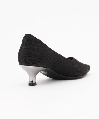 steppi 【洗える/撥水】ヒール ポインテッド パンプス ブラック