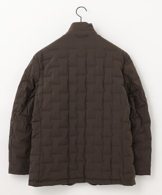 JOSEPH ABBOUD 【インナーダウンとしても対応可】ポケッタブル２WAYストレッチダウン ブルゾン ダークブラウン系