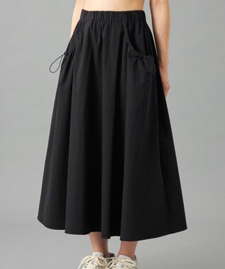 Chacott Chacott BALANCE タフタAラインスカート ブラック