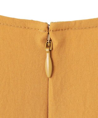 23区 S 【洗える】ストレッチタイプライター ワンピース マスタード系