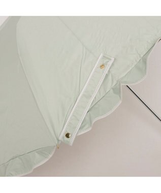 UNBILLION カシュネ cachenez / 【晴雨兼用】【日傘】 UV カット率99％以上 PUへプラムトップレス折りたたみ傘 グリーン