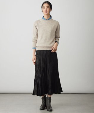 J.PRESS LADIES デニム シャツ ブリーチ系