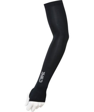 CW-X 【UNISEX】　アームカバー　両手用　サムホールつき　吸汗速乾　/ワコール　HYR610 ブラック