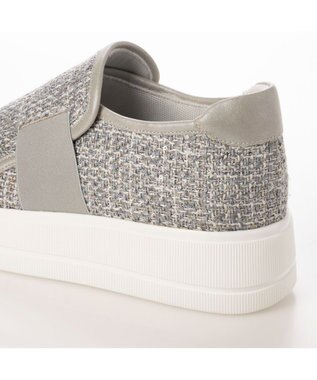 Riz raffinee <Riz raffinee>厚底スリッポンスニーカー グレーキジ