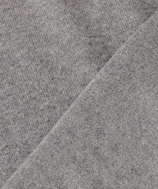 組曲 S 【加藤ローサさん着用】コットンカシミヤMIX刺繍入りニット ライトグレー系