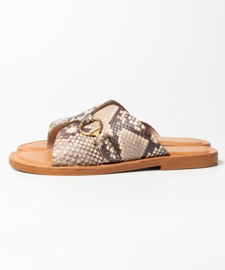 BONTRE 【BONTRE/ボントレ】ベルトフラットサンダル/20901-RS パイソン