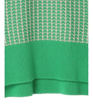 AMERICAN HOLIC 柄編ニットプルオーバー Green