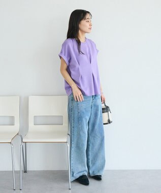 CRAFT STANDARD BOUTIQUE ライトダンボールタックプルオーバー Purple