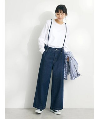 CRAFT STANDARD BOUTIQUE ２ｗａｙサロペットデニムパンツ Dark Indigo