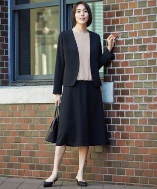 自由区 L ロイヤルシフォン ブラウス ベージュ