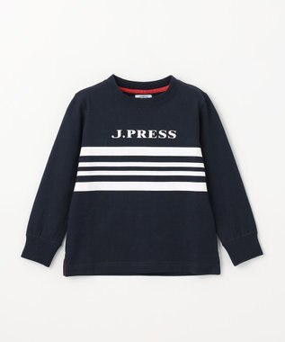 J.PRESS KIDS 【110-130cm】BORDER×COMBI カットソー ネイビー系