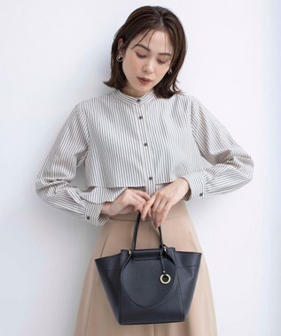 組曲 2wayハンドルスモールハンドバッグ ブラック系