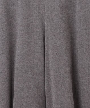 組曲 T/Rツイルストレッチ フレアパンツ グレー系