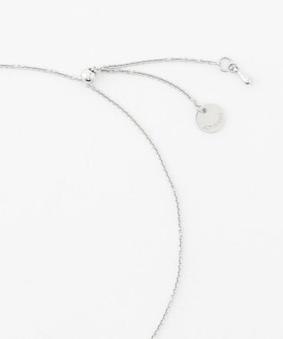 J.PRESS LADIES 【リバーシブル】エポバー ネックレス シルバー×ネイビー系