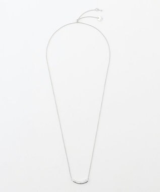 J.PRESS LADIES 【リバーシブル】エポバー ネックレス シルバー×ネイビー系