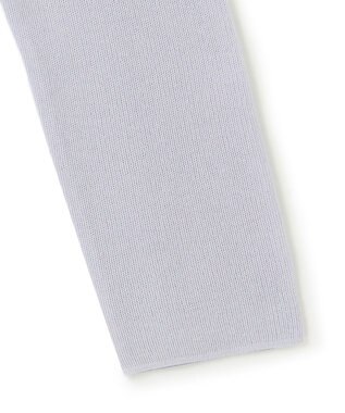 ICB 【洗える】 コットンアセテートシアー ニット ライラックグレー系