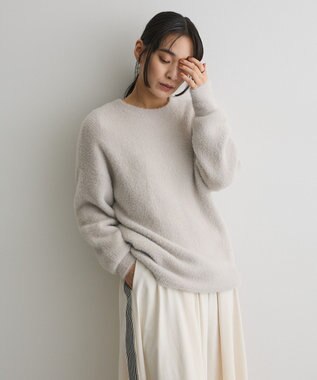 CRAFT STANDARD BOUTIQUE ファーライクニットチュニック Light Gray