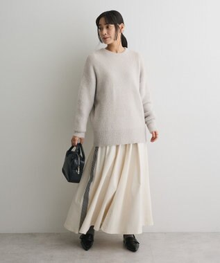 CRAFT STANDARD BOUTIQUE ファーライクニットチュニック Light Gray