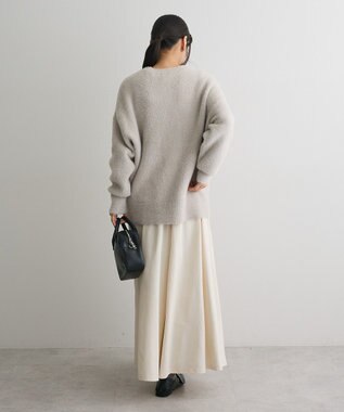 CRAFT STANDARD BOUTIQUE ファーライクニットチュニック Light Gray