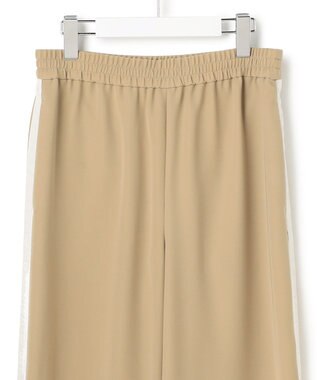 ICB ベルベットライン トラックワイドパンツ ベージュ