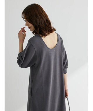 Green Parks ・Ｄｏｕｂｌｅ　Ｆｌａｇｓ　１０ｏｚバルーンソデワンピ Charcoal Gray