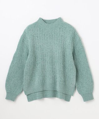 ANY レーシーモールニット ミント