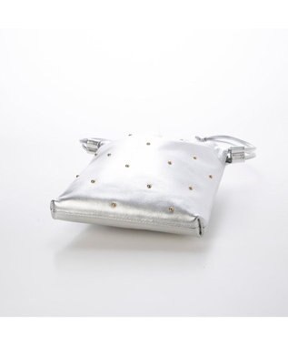 UNBILLION ペルケ perche / 牛革スタッズ・パラコード2wayドロストショルダー シルバー