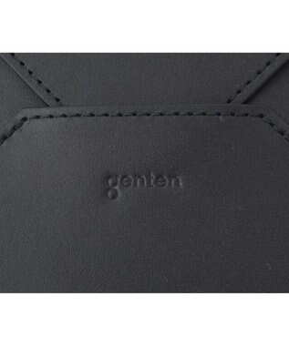 genten コンパト エンベロープカードホルダー クロ