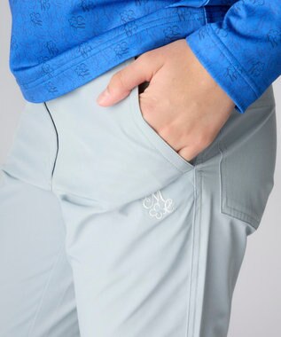 FILA GOLF／marie claire 【Marie claire sports】【美脚シルエット】ストレッチロングパンツ グレー