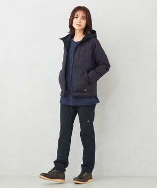 JOSEPH ABBOUD MOUNTAIN 【UNISEX】リバーシブルストレッチ ダウンパーカー ネイビー系