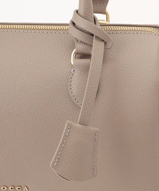 TOCCA T-ECLAIR LEATHERBAG ボストンバッグ ベージュ系