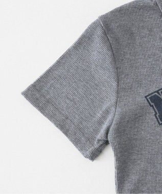 WEGO ロゴダブルZIPトップ 杢グレー