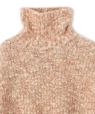 BEIGE， BUFFON / ツイードニット Camel x White x Red