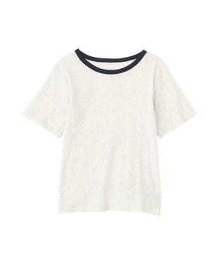 AMERICAN HOLIC 【２点セット】リンガーＴシャツ＋カーディガン Light Gray Mixture