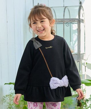  裏シャギーポシェットトレーナー