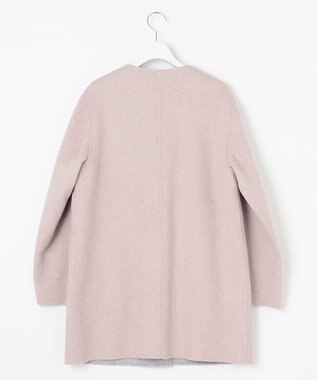 J.PRESS LADIES L 【リバーシブル】ウールナイロン リバー ミドル コート ベージュ系