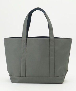 Y'SACCS ポリエステルキャンバス　リバーシブルトートバッグ グレー