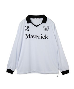 WEGO ドロストゲームロゴT（LS） ホワイト