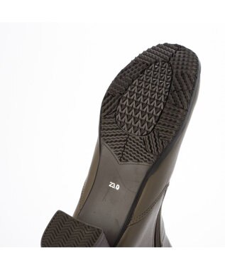 ing 【WEB限定】ダブルファスナーショートブーツ カーキ