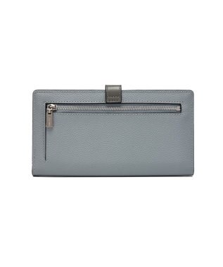 style code 【PADMA/パドマ】ベルトデザイン　シュリンクレザー薄マチ長財布 ブルーグレー