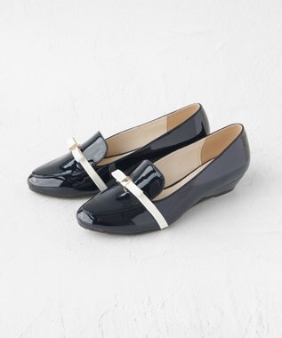TOCCA 【晴雨兼用】TINY RIBBON  RAIN ROAFER レインパンプス ネイビー系