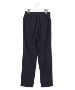 23区 【セットアップ対応/洗える】アイアスマットストレッチ テーパード パンツ ネイビー系