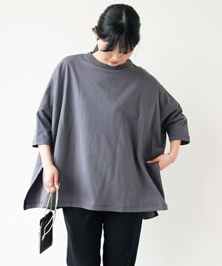 WHITE MAILS 【UNISEX】HIGH GAUGE URAKE OVERSIZED PULLOVER 裏毛 スウェット チャコールグレー