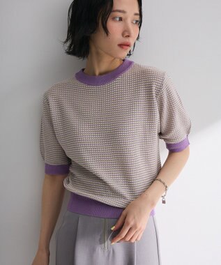 Green Parks ・ｓｗｉｎｇ　ｂｙ　マルチカラージャカードニット